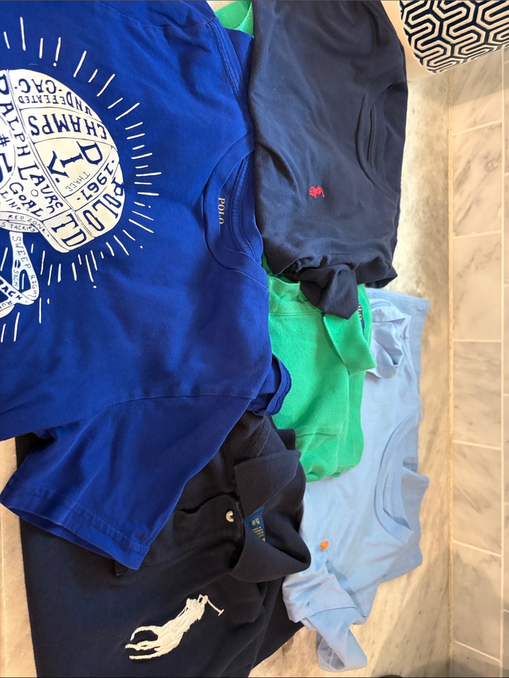 Lot of boys POLO brand short sleeve, size 8